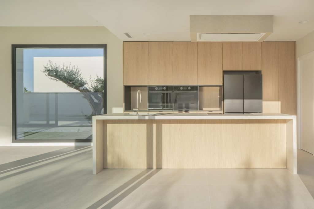 Fotografía de la cocina de la vivienda.