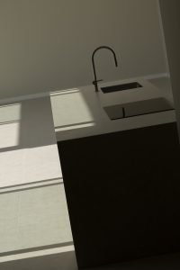 Fotografía de la cocina de la vivienda.